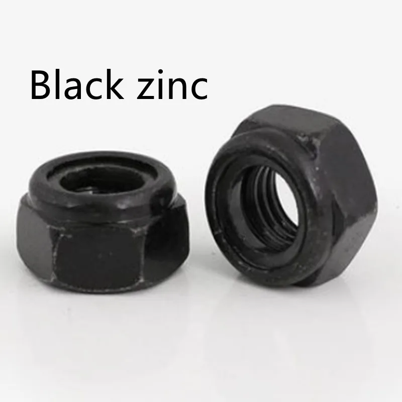 M2-M10 Nylon Lock Nuts | DIN985 Stainless Steel or Black Zinc | Insert Locking Fasteners - Thumbnail 4