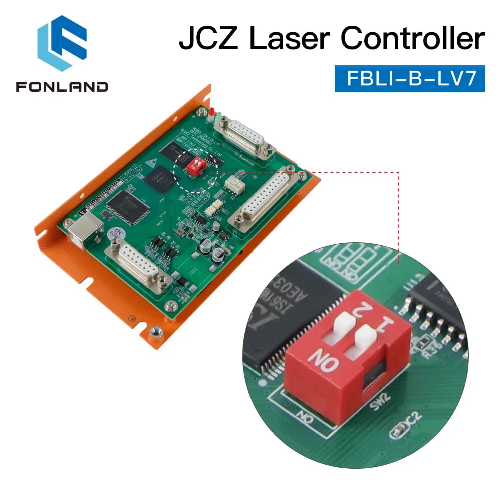 Laser Engraving Controller | FBLI-B-LV7 for Fiber Marking | EZCAD Software Compatible - Thumbnail 2
