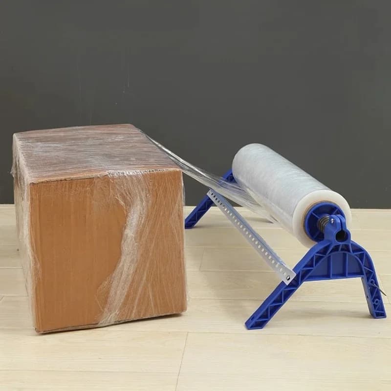 Cling Film Dispenser | Wall-Mounted & Desktop | Commercial-Grade Manual Packaging Machine - Thumbnail 2