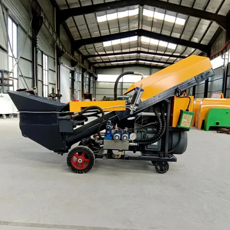 Concrete Mixer Pump | Trailer-Mounted Grouting System | High-Efficiency Construction Machinery - Thumbnail 4