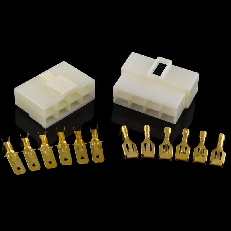6.3mm Automotive Electrical Connector Kit | Male & Female Terminal Plugs for Car, Truck & eBike Wiring - Thumbnail 4
