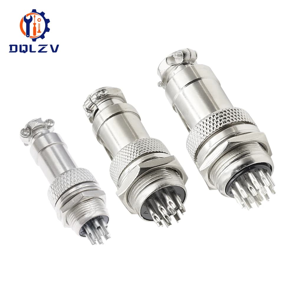 Aviation Circular Connector | GX12 GX16 GX20 Series | Waterproof Multi-Pin Docking Plug - Thumbnail 6