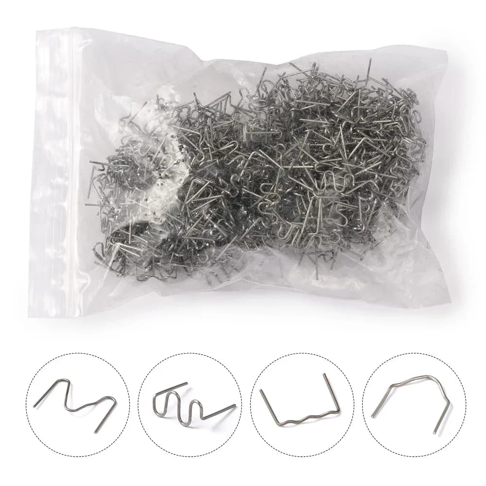 Plastic Welding Kit | 300 Pre-Cut Staples | 0.8mm & 0.6mm Stainless Steel | Bumper & Body Repair Tool - Thumbnail 5
