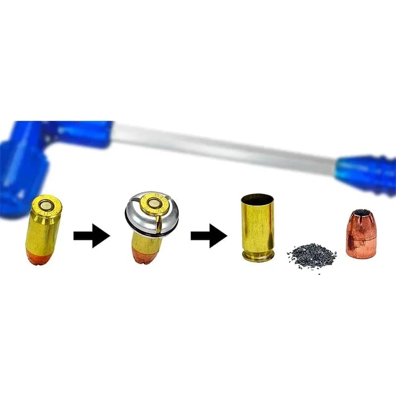 Kinetic Bullet Puller | Universal Ammo Removal Tool | Fits .17 to .50 Caliber Rounds - Thumbnail 3