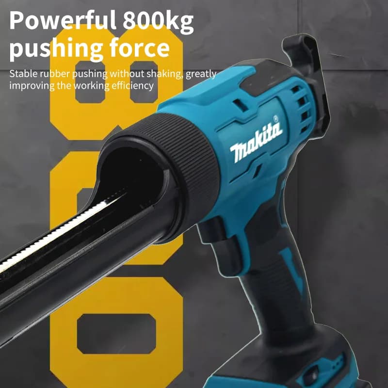 Makita 18V Cordless Caulking Gun | 6-Speed LED Silicone Applicator | Professional Sealant Tool - Thumbnail 3