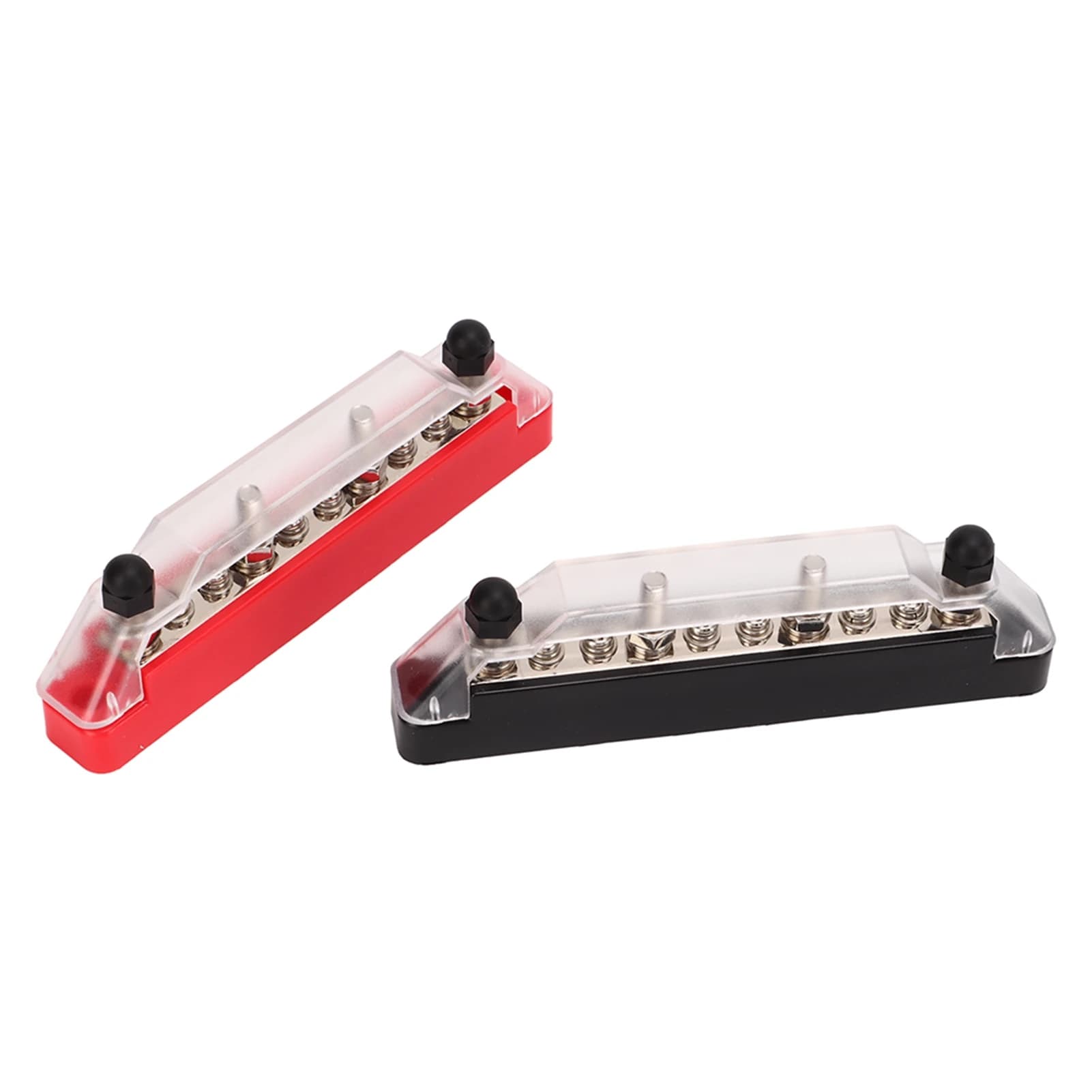 Heavy-Duty 10-Way Power Distribution Block | M6 & M4 Marine-Grade Terminals for Car, Truck & Boat - Thumbnail 4