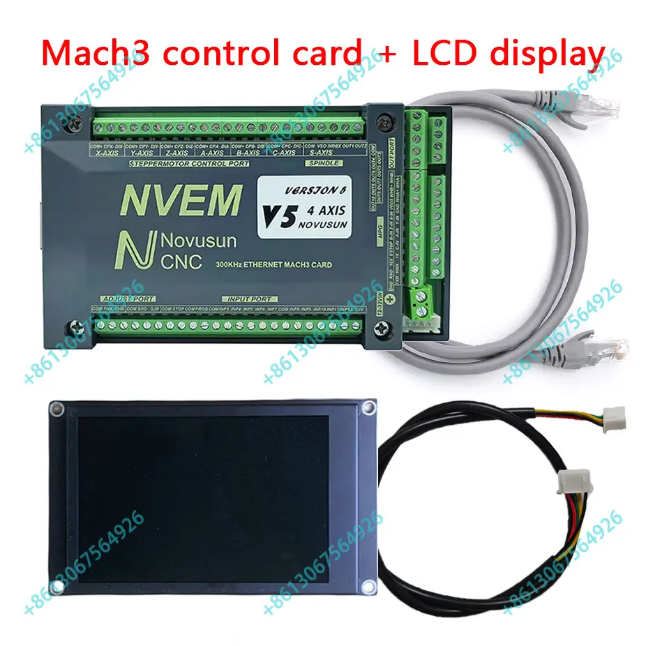 CNC Motion Controller | 6-Axis Mach3 Ethernet Board | 300kHz High-Speed Control - Thumbnail 3