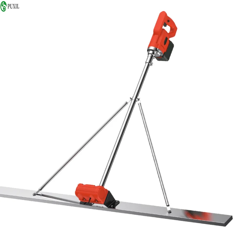 Cordless Concrete Screed | 100cm Vibration Ruler for Floor Leveling & Mortar Consolidation - Thumbnail 3
