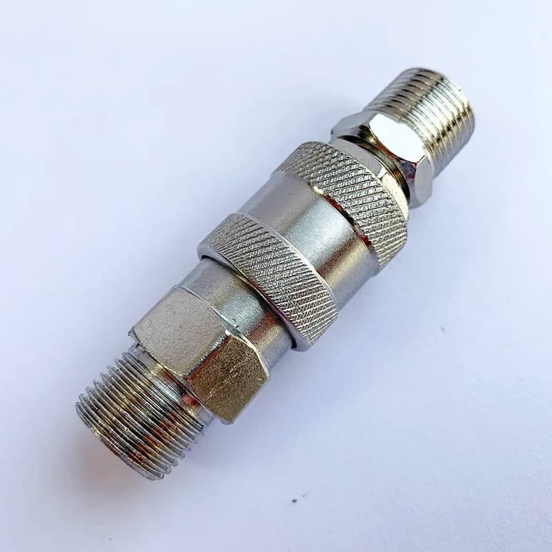 Quick-Release Air Fitting | High-Flow Pneumatic Coupling | Compressor Hose Connector - Thumbnail 5