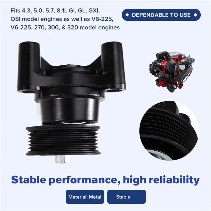 Penta Belt Tensioner | RA068001 3885250 | For 4.3L 5.7L 8.1L PCM Crusader Marine Engines - Thumbnail 2