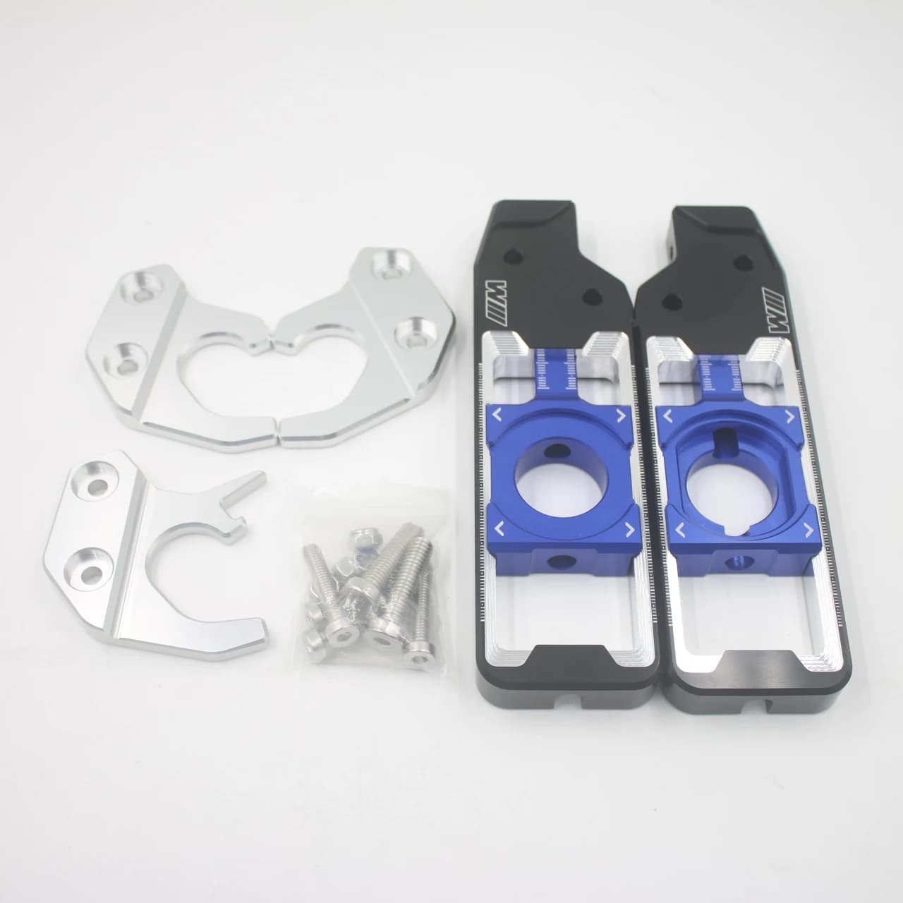 S1000 Series CNC Chain Adjusters | Rear Wheel Axle Blocks | M1000R S1000RR S1000XR Tensioners - Thumbnail 2