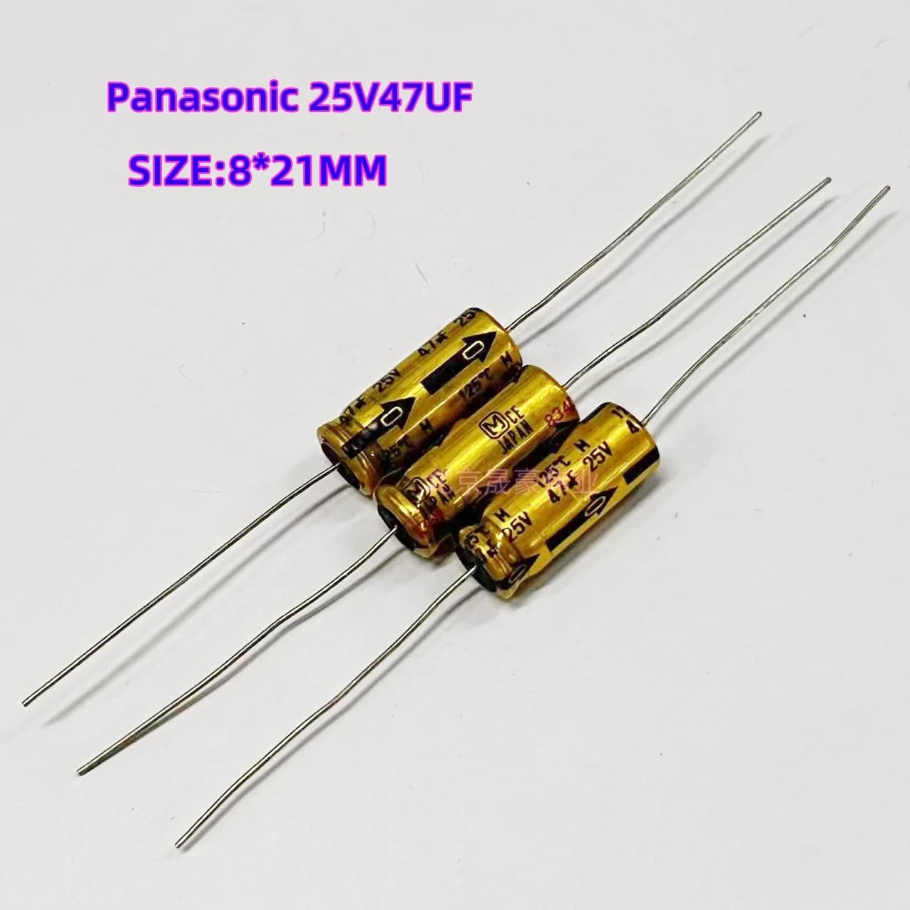 Axial Electrolytic Capacitor Kit | 25V & 16V | 47uF to 220uF | High-Temp 125°C for Audio & Electronics - Thumbnail 4