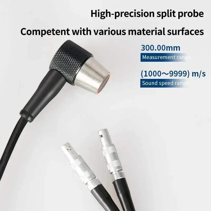 SW-6510S Digital Ultrasonic Thickness Meter - 1.0-300mm for Metal & Plastic Testing - Thumbnail 5