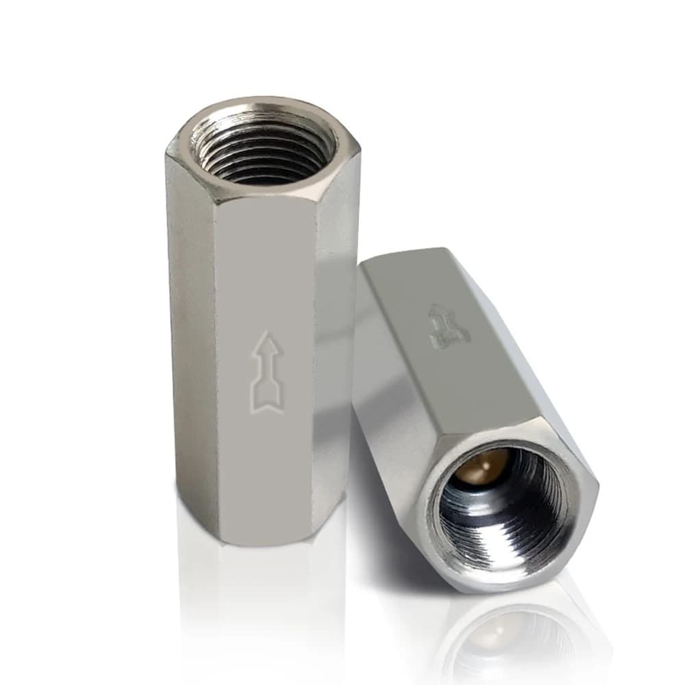 Brass One-Way Check Valve | 1/8 to 3/4 BSP Internal Thread | Pneumatic Air Flow Control - Thumbnail 5
