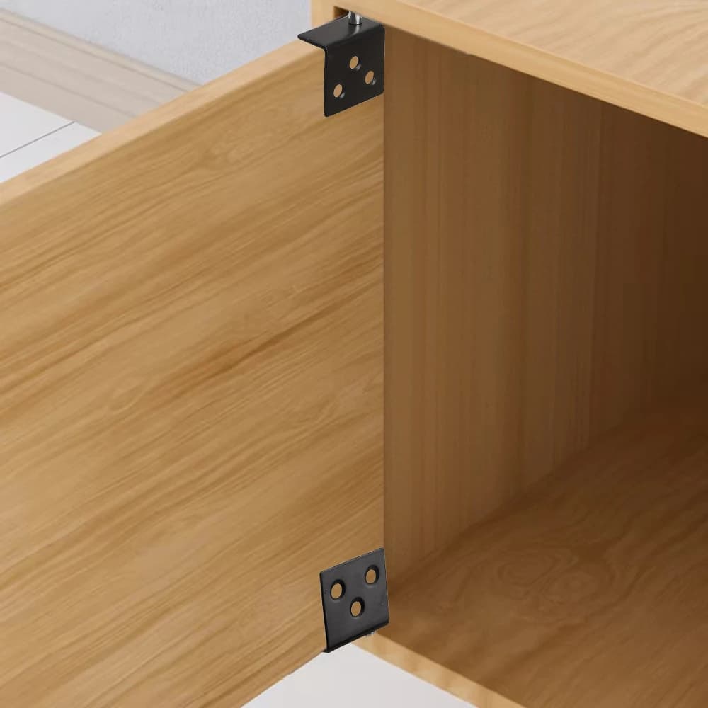Rotation Shaft Cabinet Hinge | Stainless Steel 6-Hole Mounting | For Bookcase & Furniture Doors - Thumbnail 6