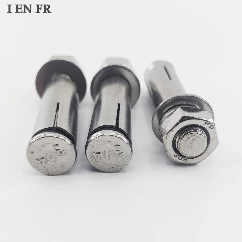 304 Stainless Steel Anchor Bolts | Hexagon Expansion Sleeve | M6-M20 Concrete Screws (1-5pcs) - Thumbnail 7