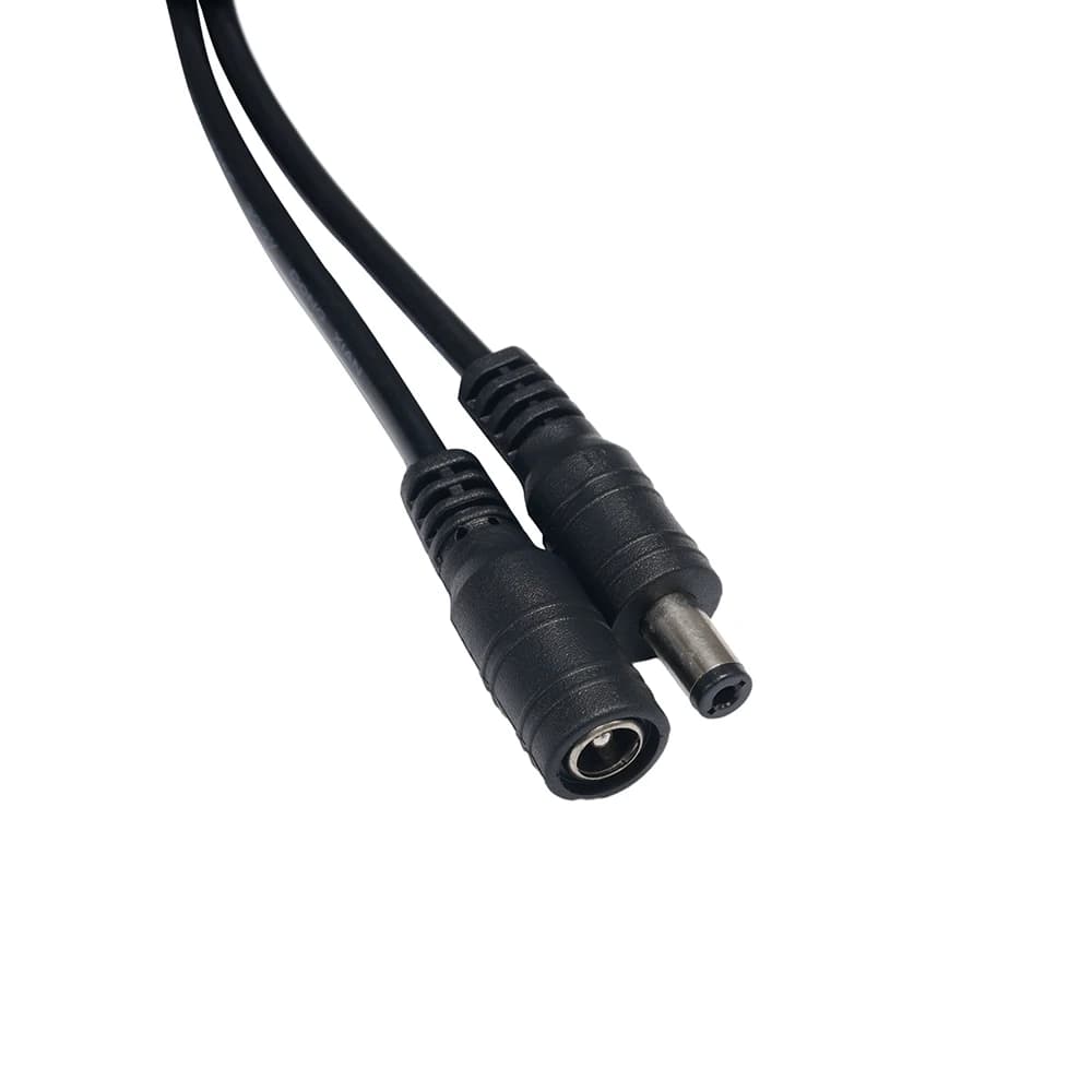 12V DC Power Cable | 2.1x5.5mm 2-Pin Connector for LED Strips, Cameras & Routers - Thumbnail 4