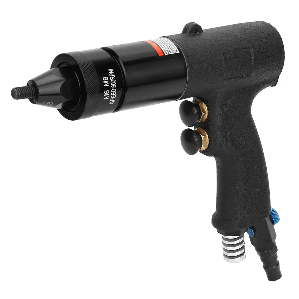 Air-Powered Rivet Gun | Self-Locking Design for Metal & Pipe Fabrication - Thumbnail 6