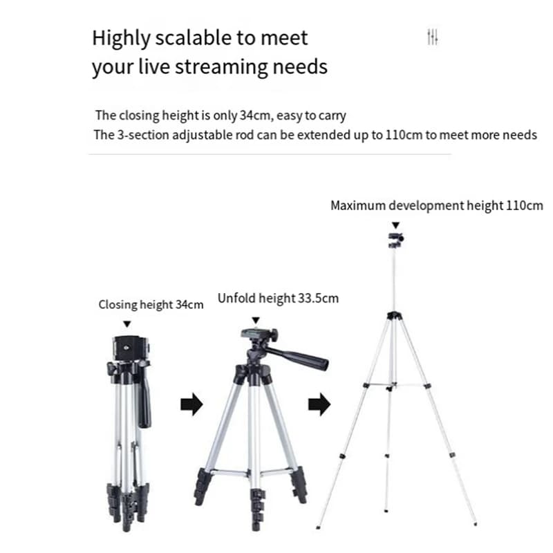 Laser Level Tripod | Height-Adjustable Bracket Stand | Integrated Leveling Adapter - Thumbnail 4