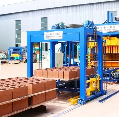 Automatic Brick Making Machine | Solid Concrete Block Production | Industrial-Grade Construction Equipment - Thumbnail 3