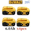 20V 6.0Ah x4pcs