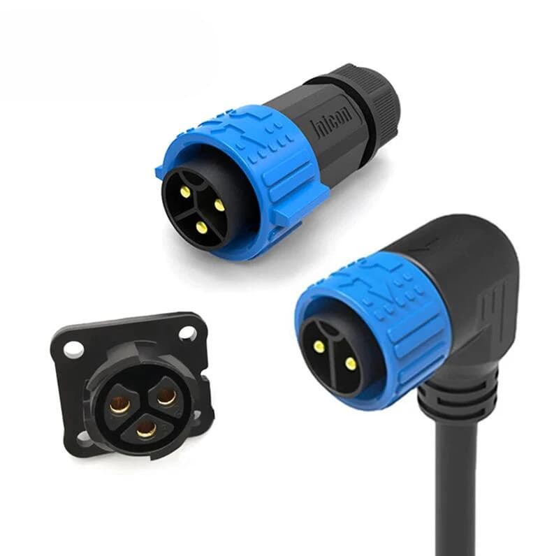 Heavy-Duty M25 Aviation Connector | 50A IP67 Waterproof Plug | 2 & 3 Pin Power Socket - Thumbnail 6