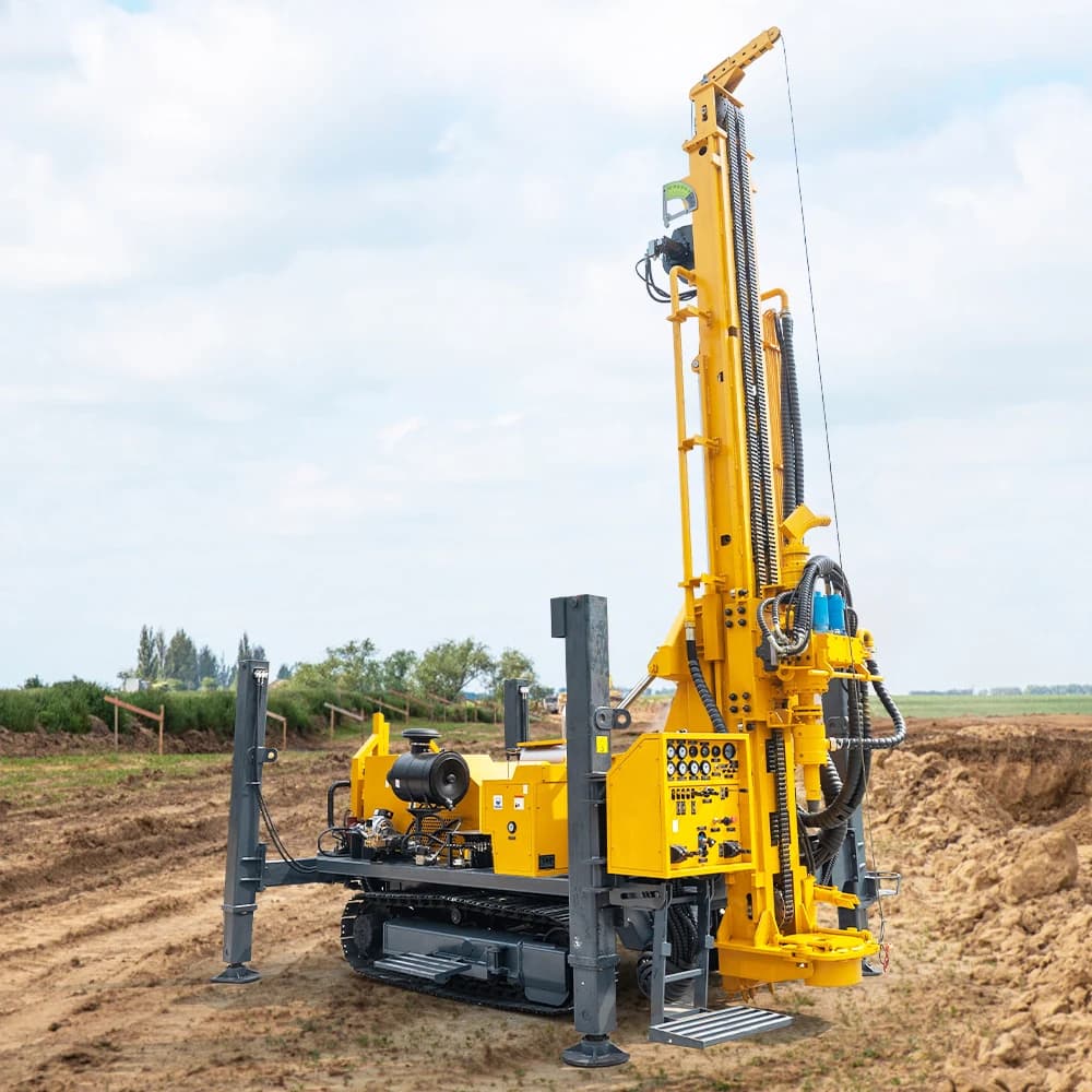 Hydraulic Rotary Drilling Rig | 500m Depth Capacity | Diesel-Powered for Geological Exploration - Thumbnail 2