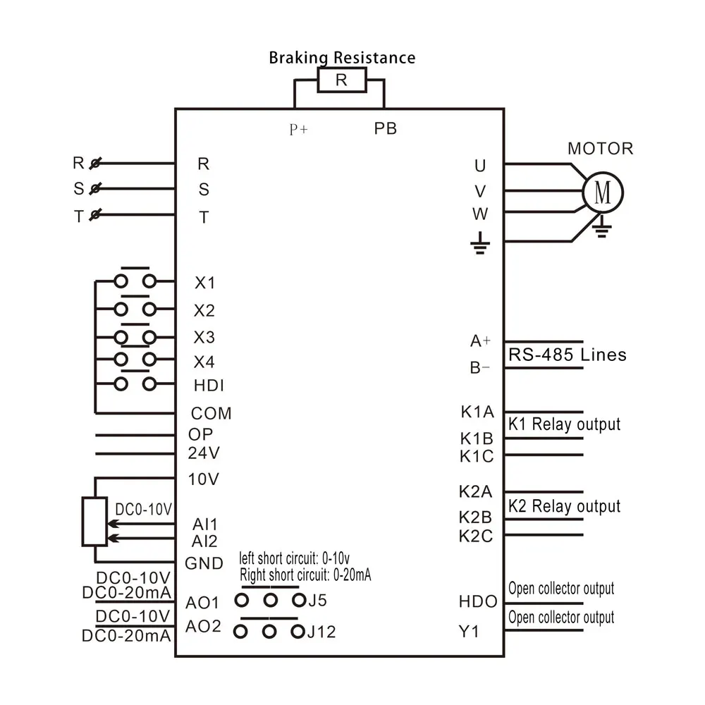 Variable Frequency Drive | 380V Motor Speed Controller | 0.75-15KW Constant Pressure Pump Control - Thumbnail 6