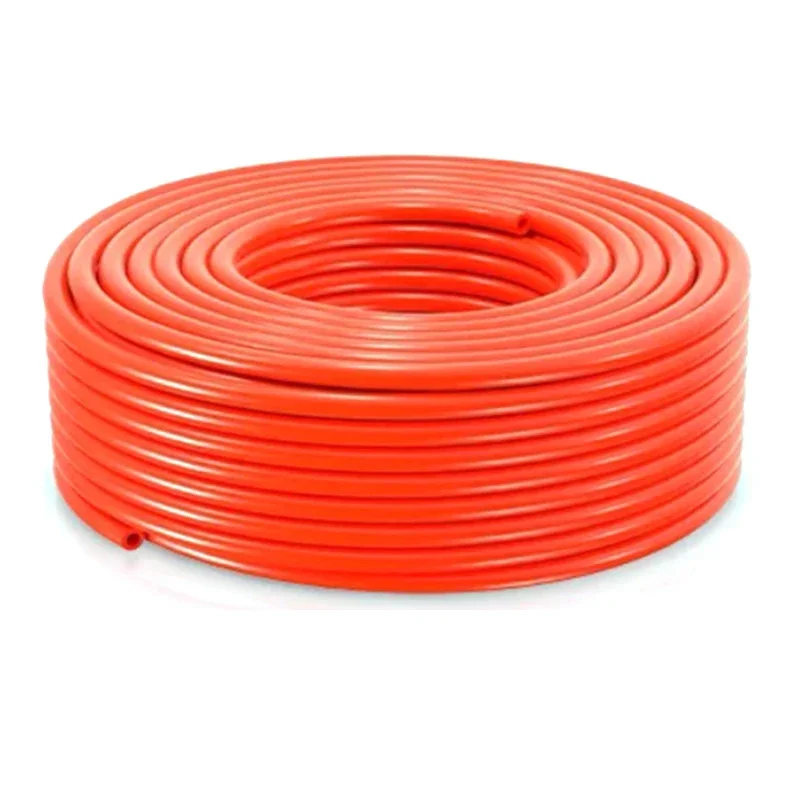 Premium PU plastic pneumatic air tube pipe set in multiple sizes from 4mm to 16mm for compressors and air tools.