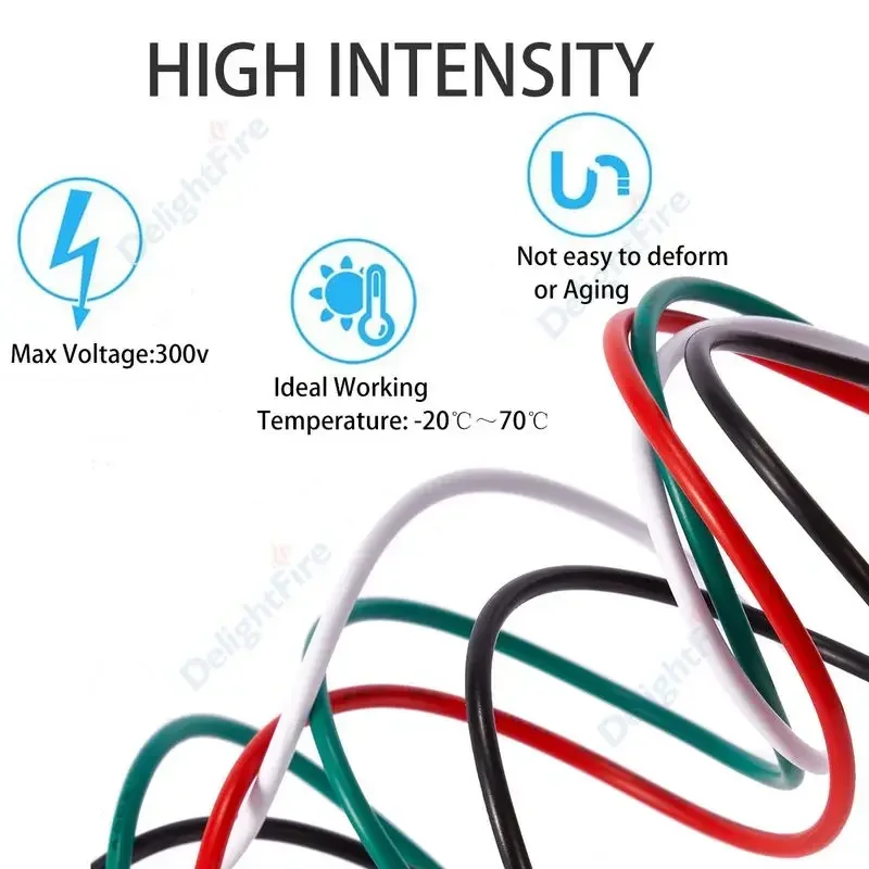 Flexible Stranded Copper Wire | 24-16 AWG PVC Cable for DIY Electronics & LED Strips - Thumbnail 3
