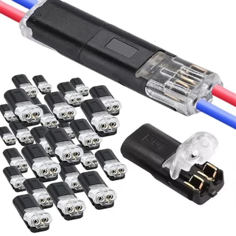 2-Way Waterproof Wire Connectors | Locking Quick-Connect Terminals for Automotive & Marine Use - Thumbnail 3
