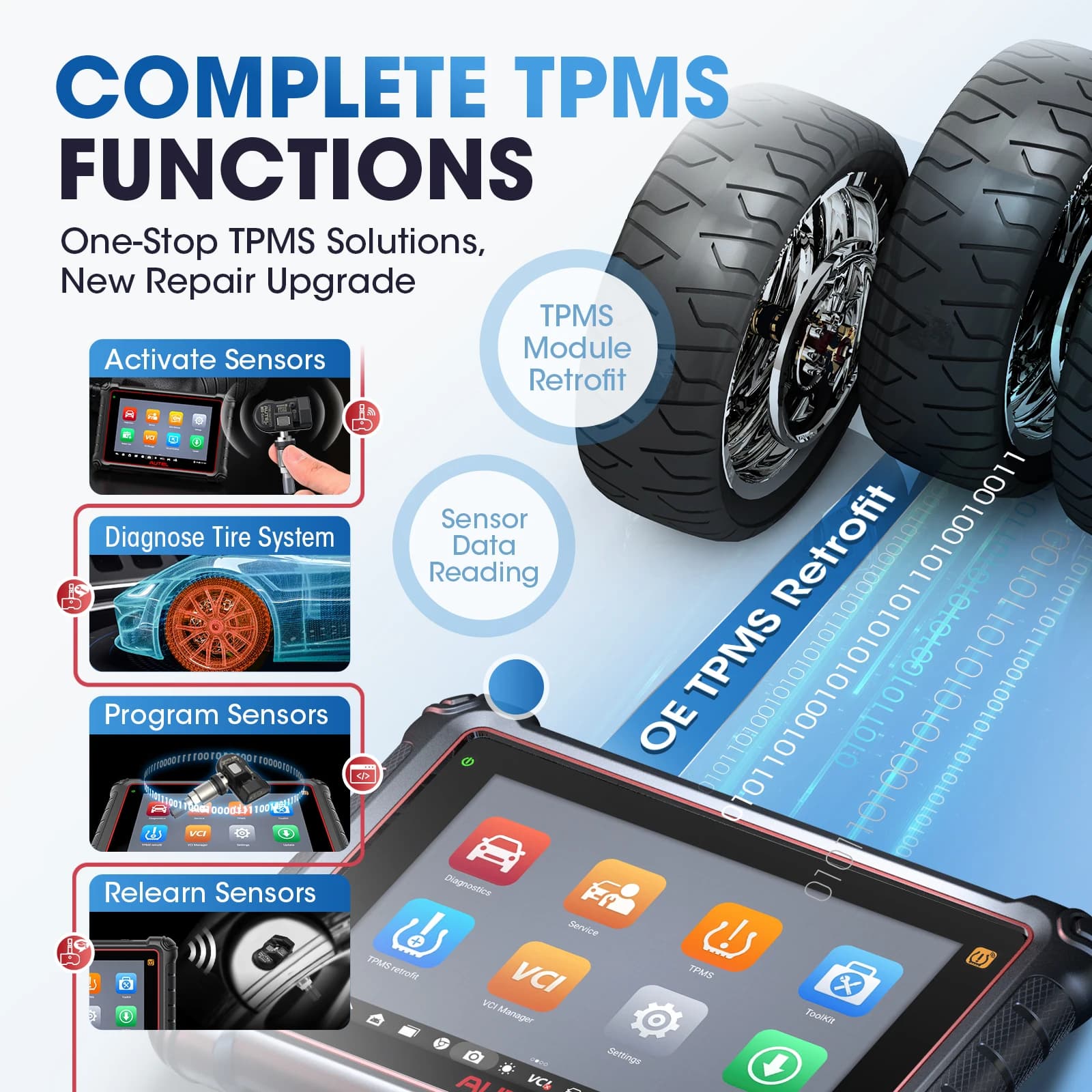MaxiPRO MP900TS Scanner | TPMS Programming Tool | CANFD & DOIP Support - Thumbnail 6