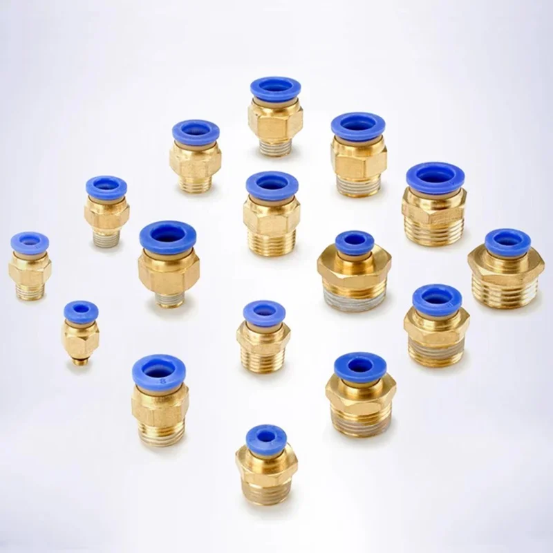 Push-to-Connect Pneumatic Fittings | 1/4 & 1/8 NPT | Quick-Release Air Hose Couplers - Thumbnail 5