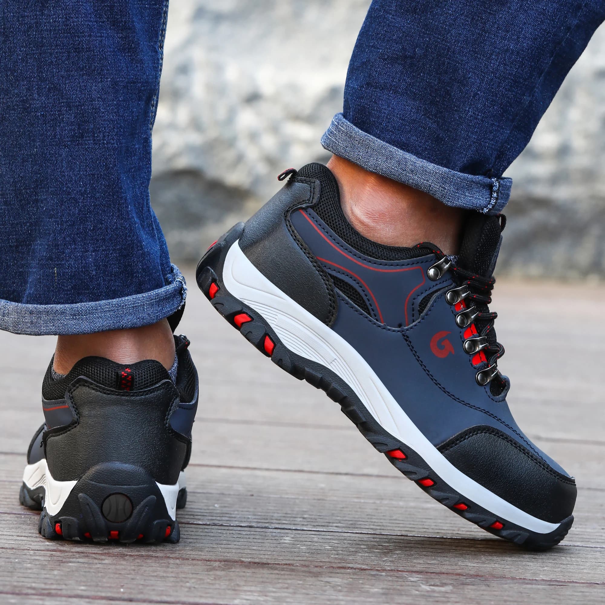 Steel Toe Work Boots | Puncture-Proof Security Shoes | Men's Protective Sneakers - Thumbnail 6