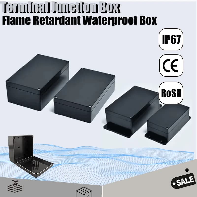 IP67 Waterproof Junction Box | ABS Flame-Retardant Enclosure for Outdoor Electrical Protection - Thumbnail 2