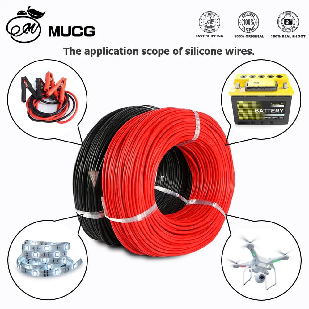Professional-Grade Silicone Wire | Super-Flexible & Durable | 1-14 AWG Tinned Copper - Thumbnail 6