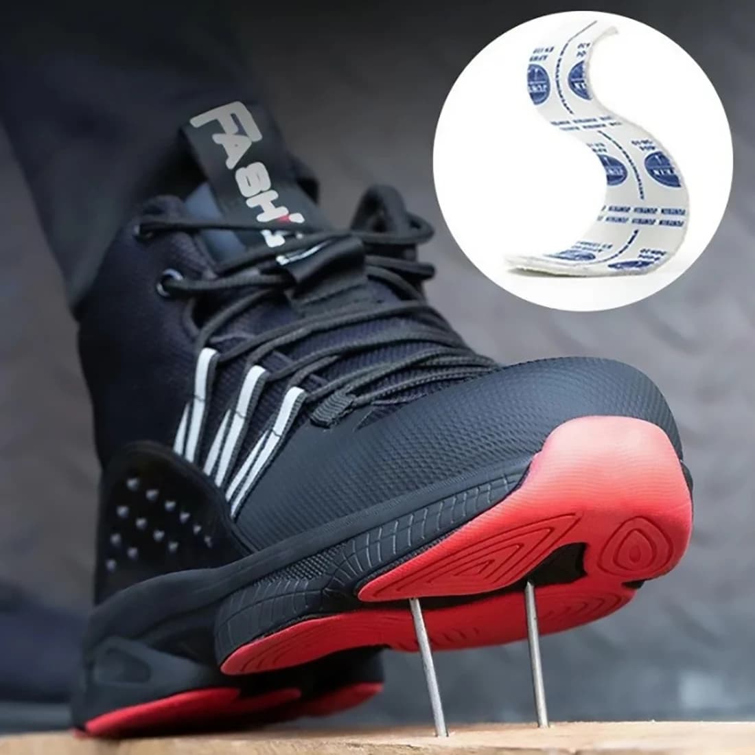 Safety Boots | Breathable & Anti-Puncture | Men's Industrial Work Shoes - Thumbnail 5