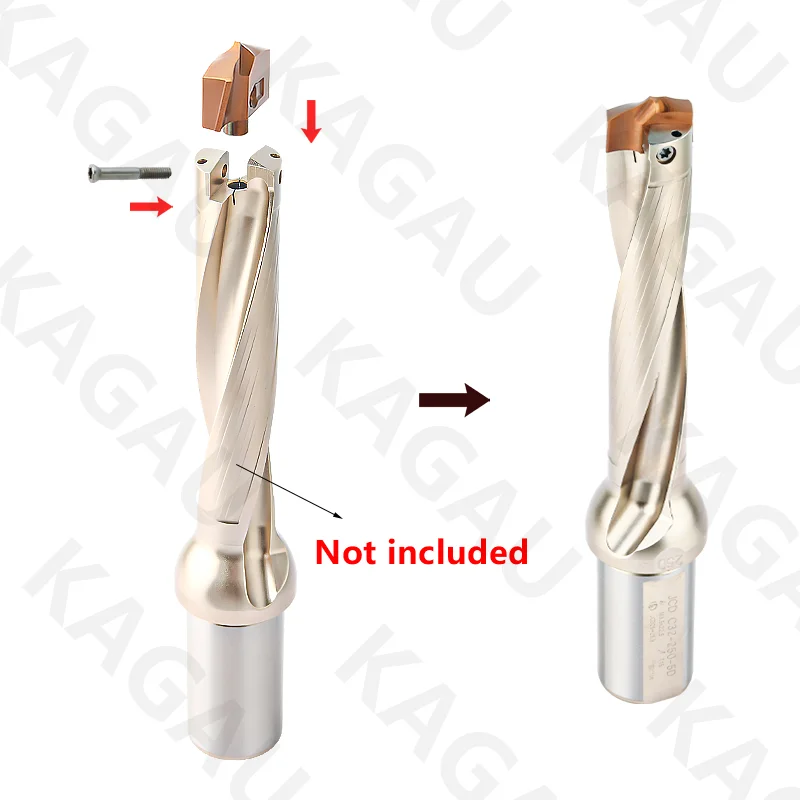 Carbide Drill Inserts | High-Precision Replacement for U-Drill & Crown Deep Hole Boring - Thumbnail 3