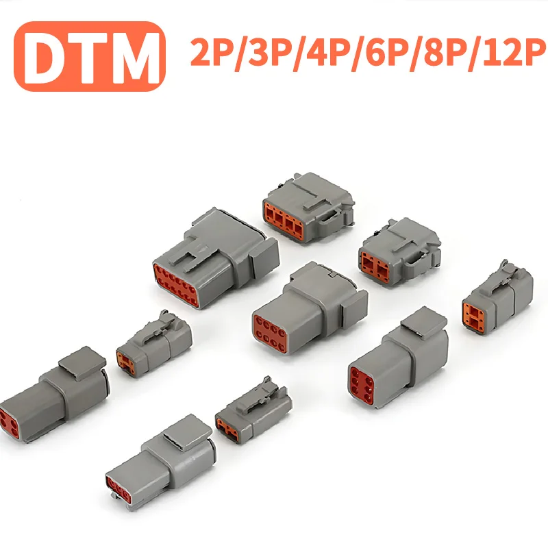 Deutsch DTM Waterproof Connector Kit | 2-12 Pin | Automotive & Marine Wiring Harness - Thumbnail 2