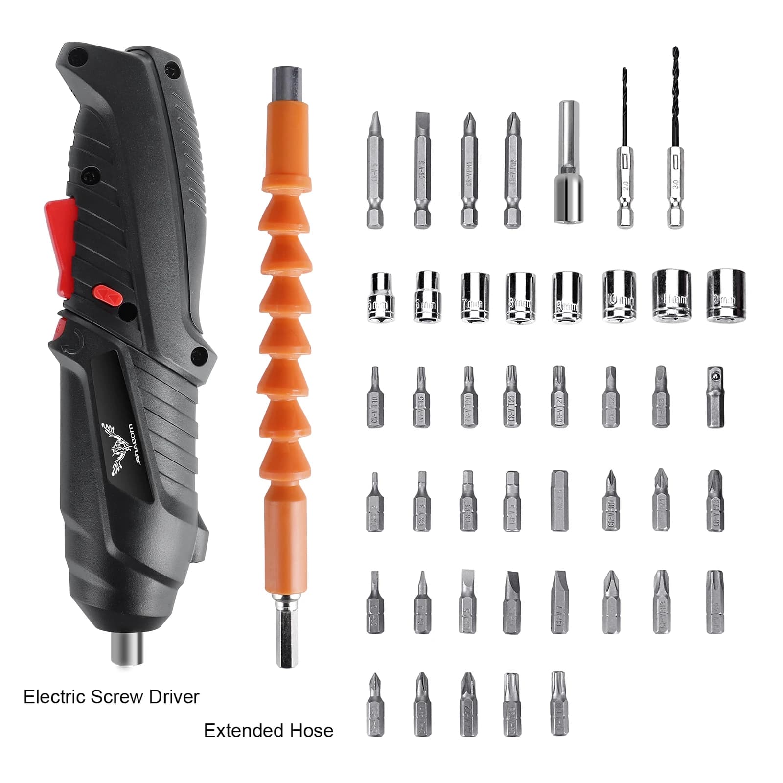 Cordless Screwdriver & Drill Set | 3.6V 1800mAh Lithium | Home Repair & DIY Tool Kit - Thumbnail 3