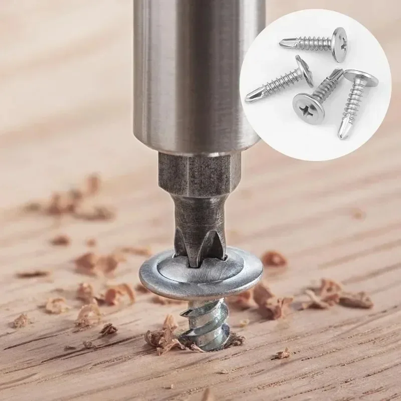 Head Self Drilling Screws | Stainless Steel High-Strength Fastener | Phillips Truss Head - Thumbnail 3