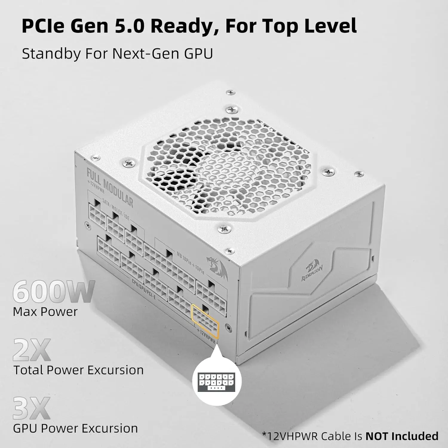 750W SFX Power Supply | 80 Plus Platinum Fully Modular | Ultra-Quiet 0 RPM Fan Mode - Thumbnail 3