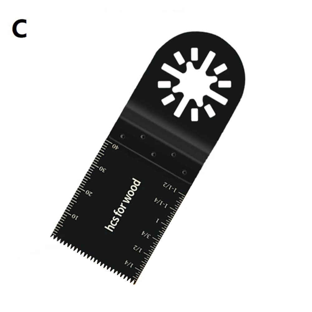 Professional Oscillating Tool Saw Blade Set | 10-Piece Multi-Material Cutting Kit | For Bosch, DeWalt, Makita, Milwaukee - Thumbnail 4