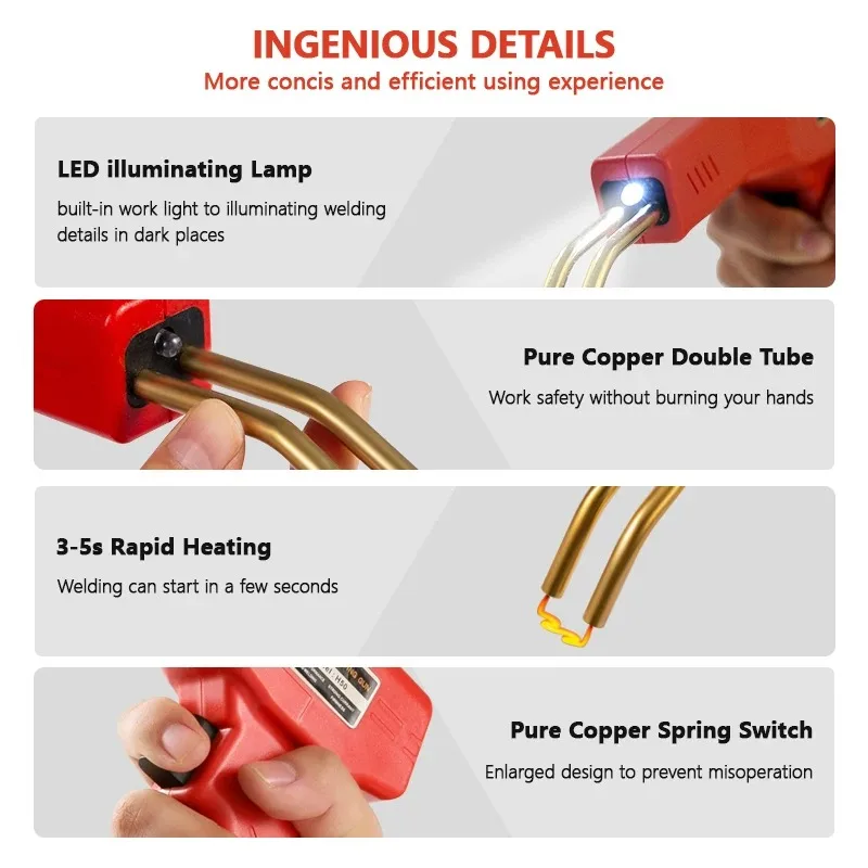 Plastic Welding Kit | Car Bumper & Kayak Repair Tool | 4-Staple Welder Gun - Thumbnail 3