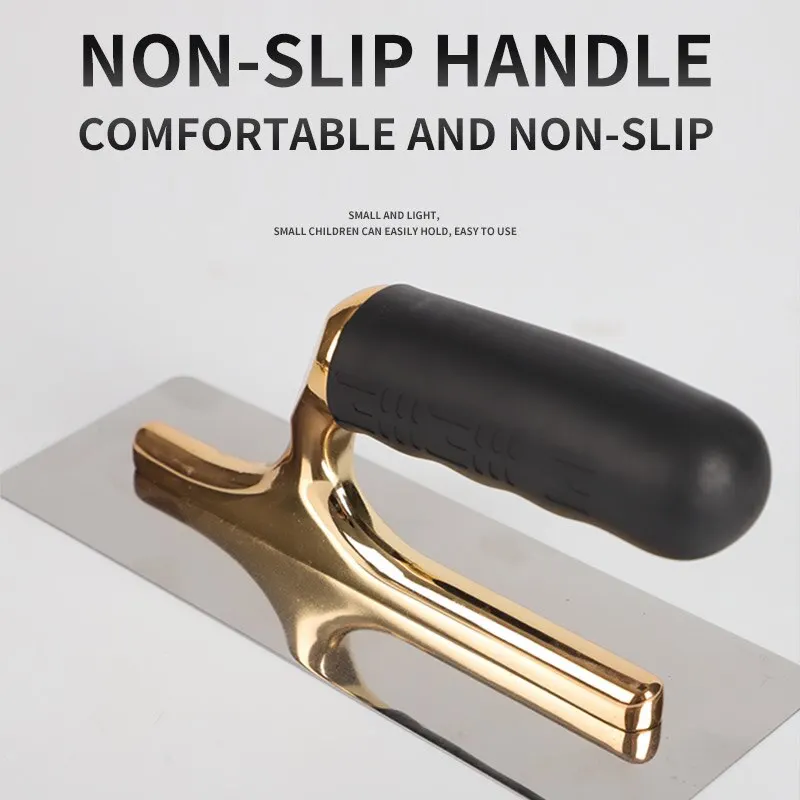 T50 Finishing Trowel | Stainless Steel Blade & Ergonomic Grip | Wall Smoothing & Skimming Tool - Thumbnail 6