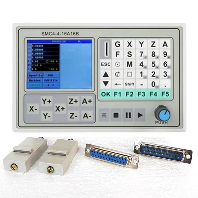 CNC 4 Axis Breakout Board Carving Machine Control System Card Engraving Machine Control Smc4-4-16a16b DIY CNC Router Controller - Thumbnail 3