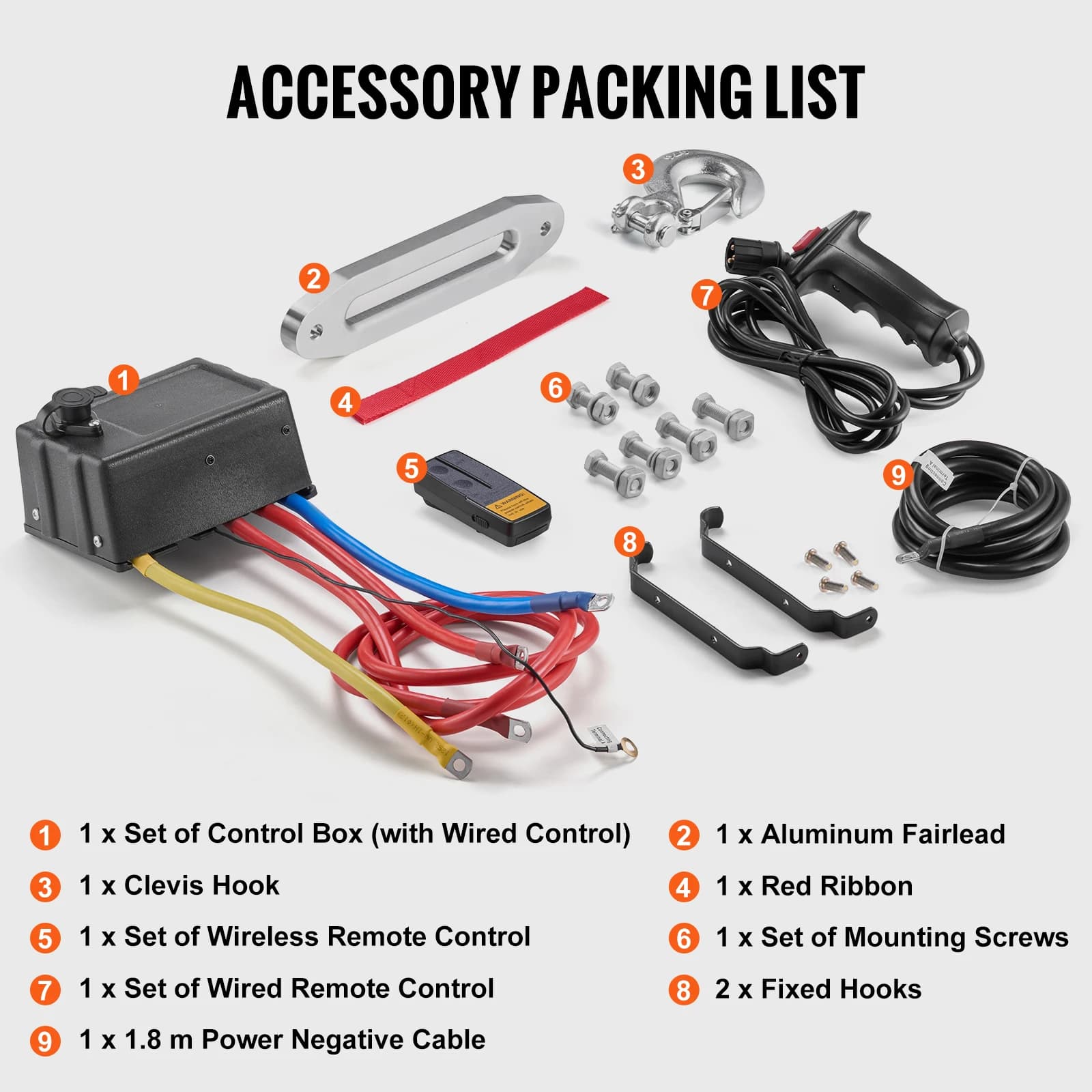 13,500lb Electric Winch | Wireless Remote Control | 80ft Synthetic Rope for Off-Road Recovery - Thumbnail 6