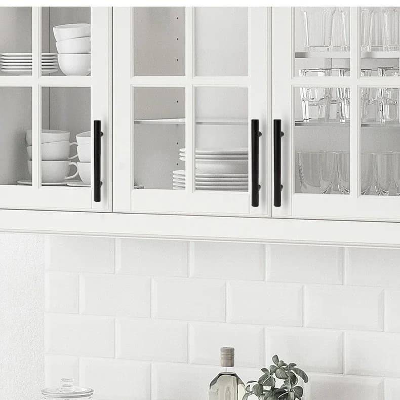 Cabinet T-Bar Handles | 10mm Diameter Stainless Steel | Straight Pull Knobs for Furniture - Thumbnail 6