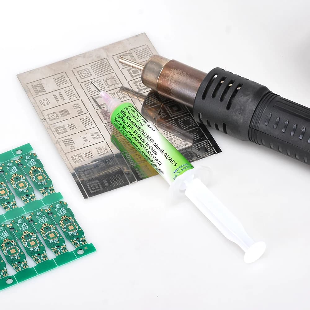 No-Clean Solder Paste | 10cc Syringe | Advanced Flux for BGA & PCB Repair - Thumbnail 2