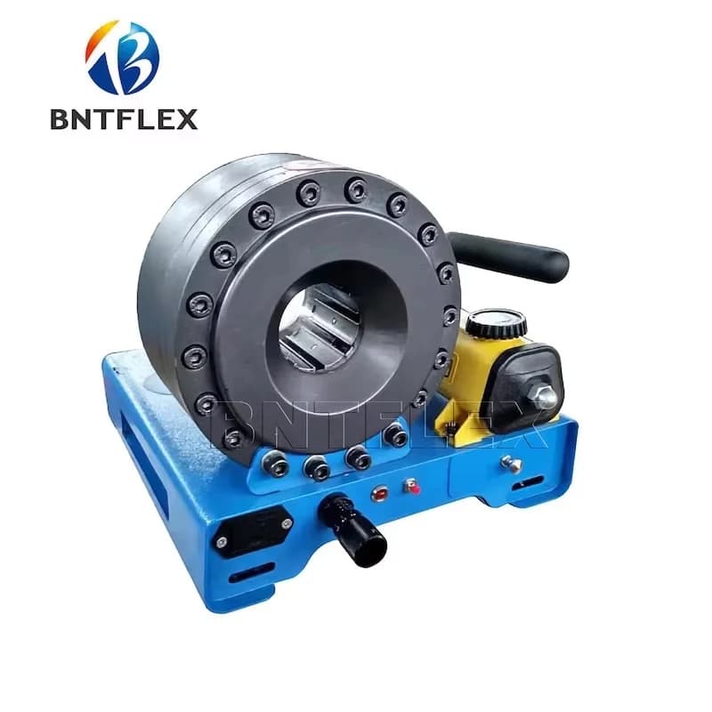 Portable Hydraulic Hose Press | BNT30A Hand Pump | Heavy-Duty Crimping Tool - Thumbnail 4